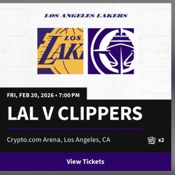 Lakers Vs Clippers This Friday 
