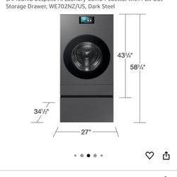 Bespo  Samsung Dryer And Washer  Como Nueva Co. Garantía Por 4 Años 