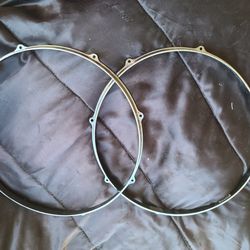 Bateria TWO 16" Tama Star 🌟 Cast Die Cast Hoops or Rims $25.00 each or $45.00 for the Pair