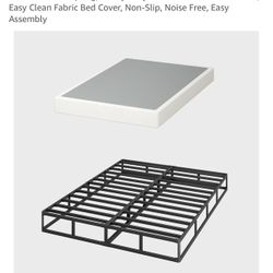 $30 Brand New 8 Inch Full Box Spring, Heavy Duty Metal Mattress Foundation, Easy Clean Fabric Bed Cover, Non-Slip, Noise Free, Easy