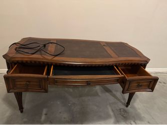 Haverty’s  Van Buren writing desk with two File cabinets