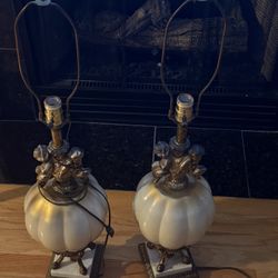 Pair Of Antique Lamp Bases 