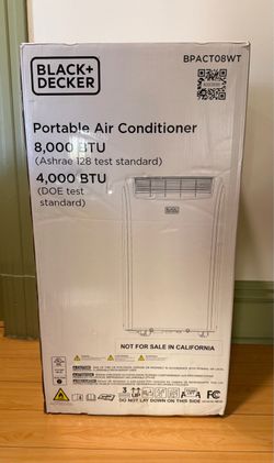 BLACK + DECKER Portable Air Conditioner 8,000 BTU