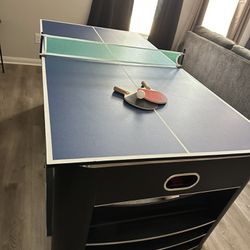 3 In 1 Pool Table, Air Hockey, And Ping Pong 