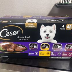 Cesar Dog Food 47 Count 4 Flavors