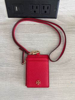 Tory Burch lanyard card holder