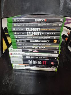 Xbox  games 14 pcs