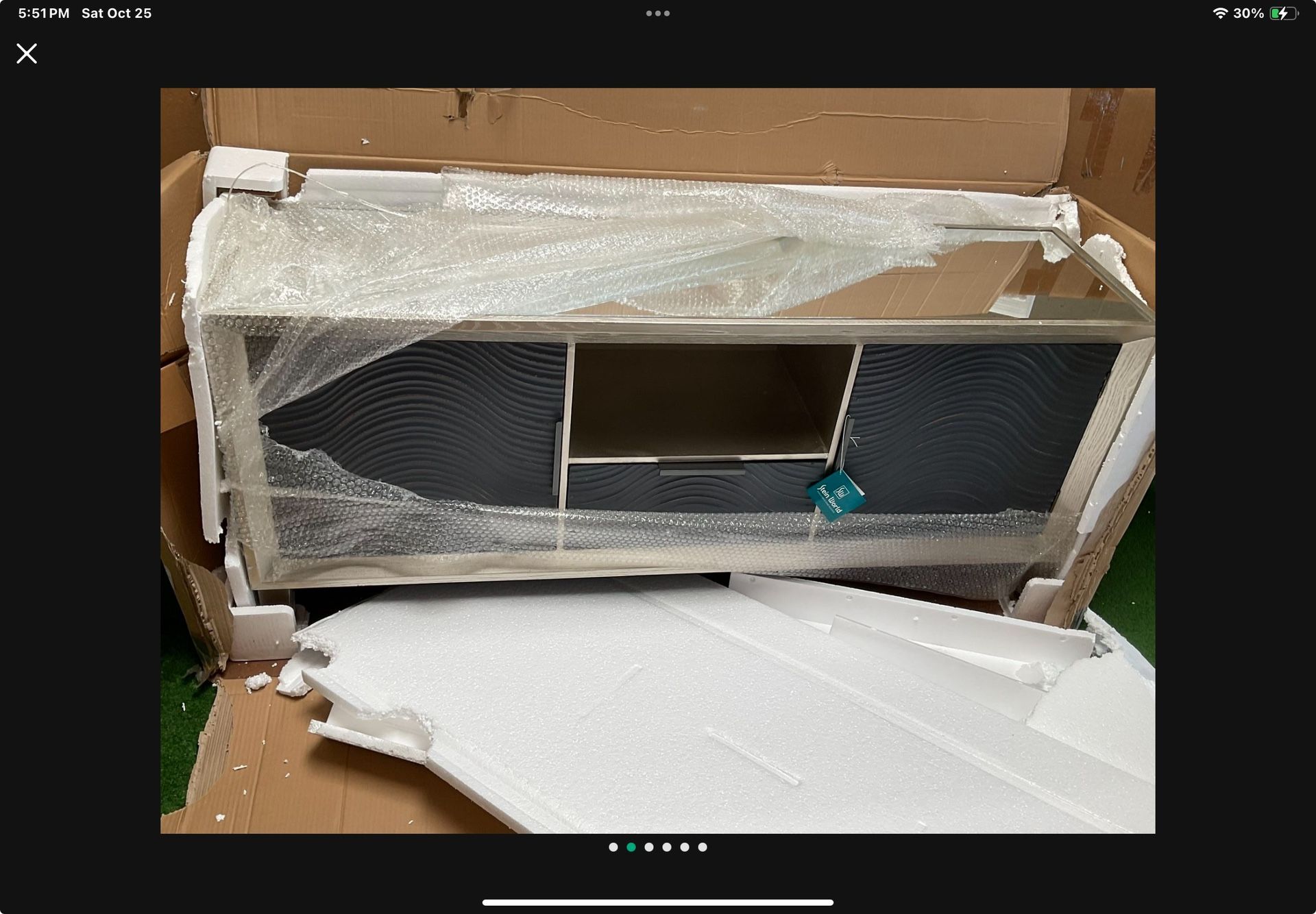 TV Entertainment Stand Console Media