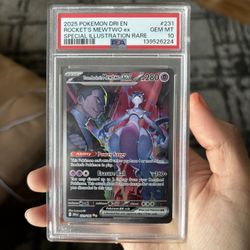 PSA 10 Team Rockets Mewtwo Ex , Nidoking Ex