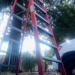 10 Foot Fiberglass Louisville Ladder Sturdy