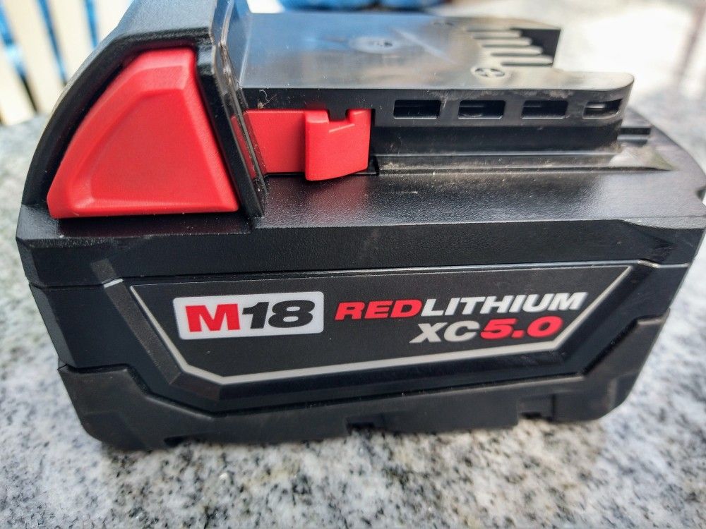 Milwaukee M18 Red lithium 5.0AH Battery 