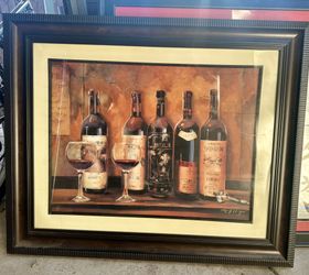 Wine Picture With Frame