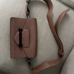 Aquatalia Brown Leather Waist Bag