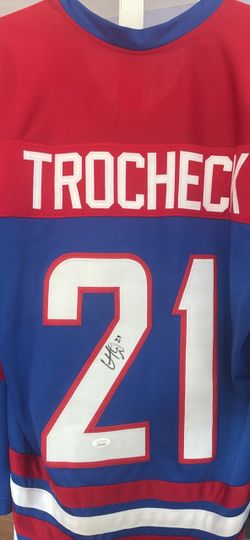 Vincent Trocheck #21 Signed Team USA Hockey Jersey – JSA