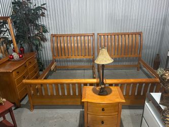 Full size frames dresser and night stand