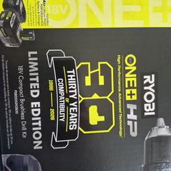 RYOBI ANNIVERSARY LIMITED EDITION 30TH WITH 4.0 AH EDGE BATTERY AND CHARGER
