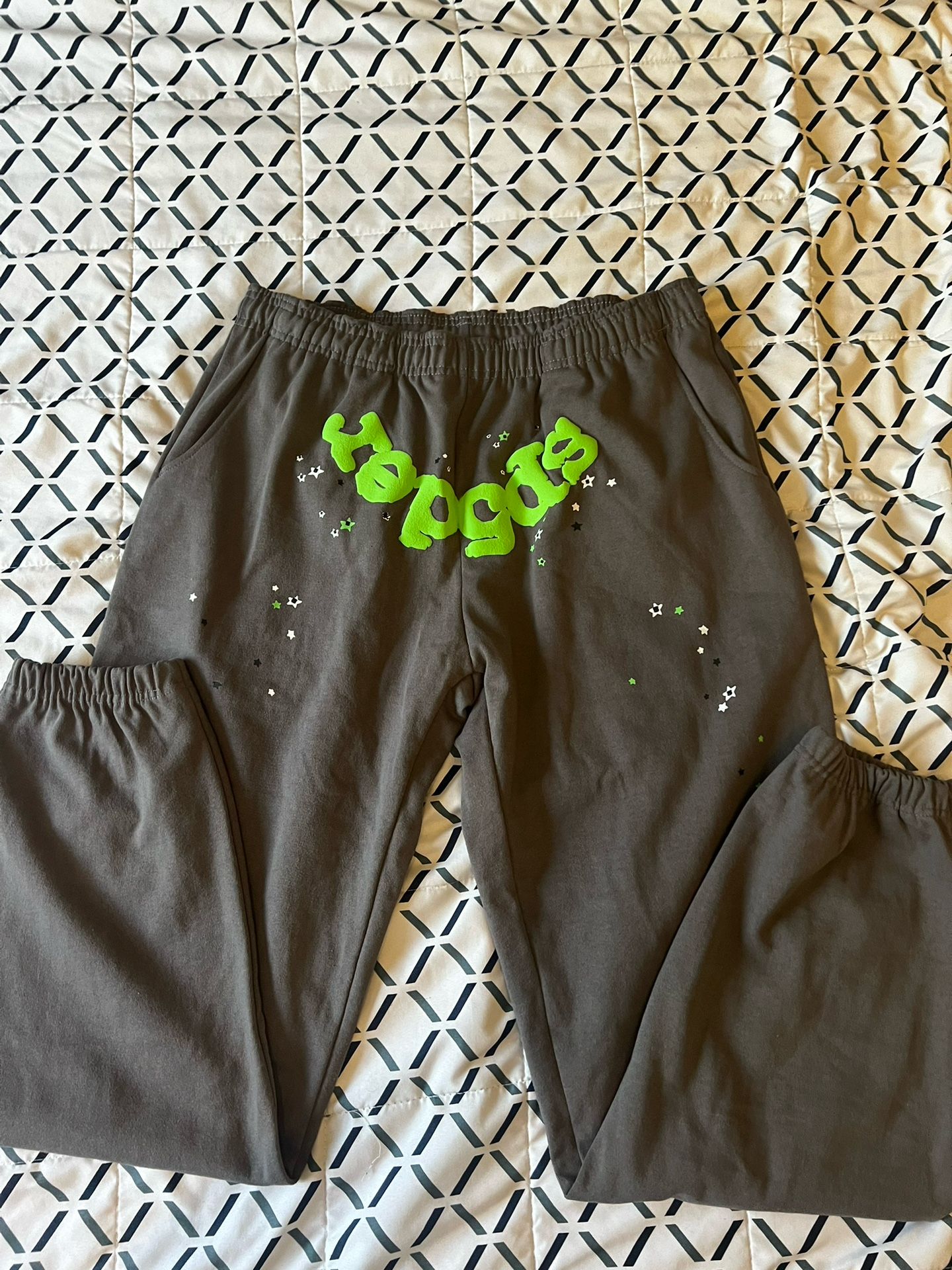 spider slate gray sweatpants XL