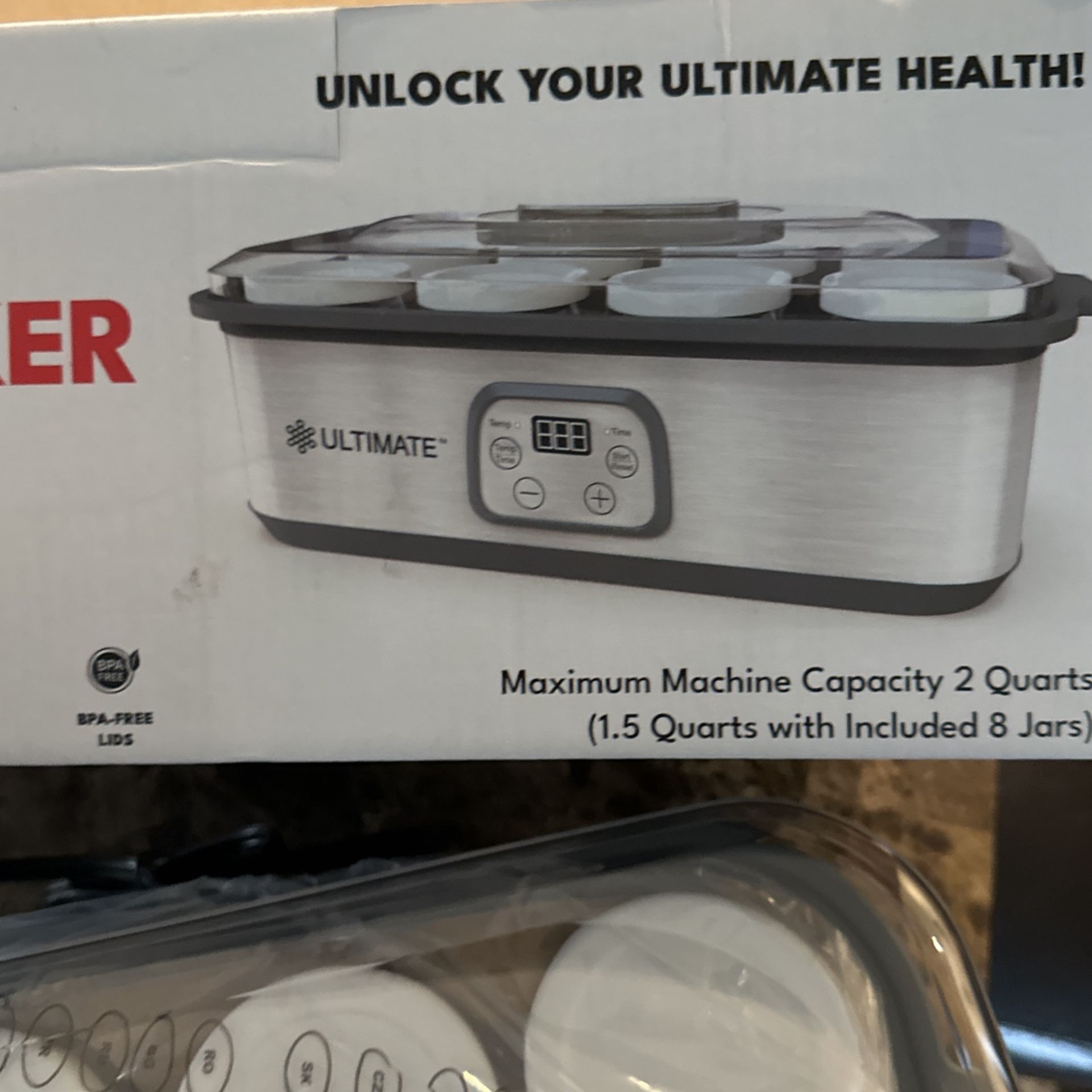 Ultimate Probiotic Yogurt Maker Make Trillions of Live Probiotics