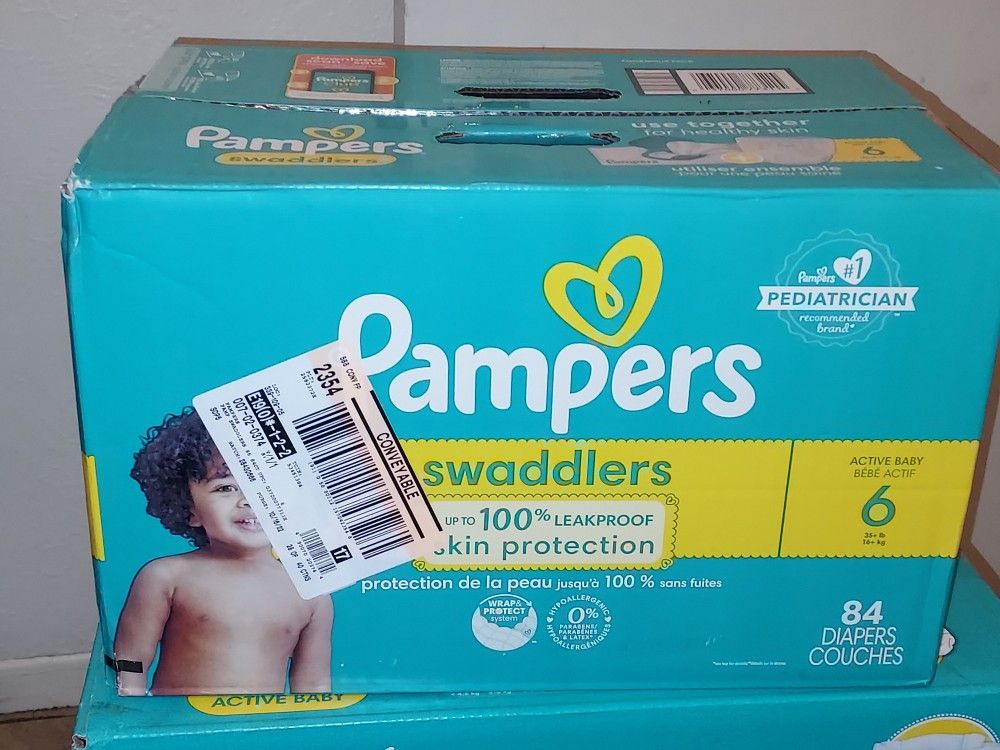 Diapers Pampers Swaddlers Size 6 (84 Count) Other Sizes Available