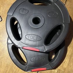 2 10lb Standard Weights