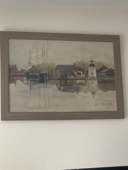 Barnwood Framed Painting