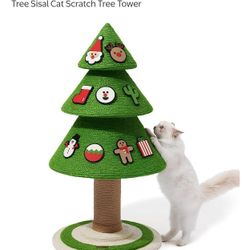 Cat Scratching Post / Cat Tree / Christmas Tree
