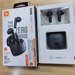 JBL TUNE FLEX. Active Noise Cancelling. New In Box. 100% AUTHENTIC.