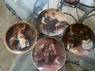 Norman Rockwell vintage plates