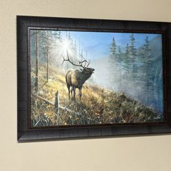 Elk Framed Picture