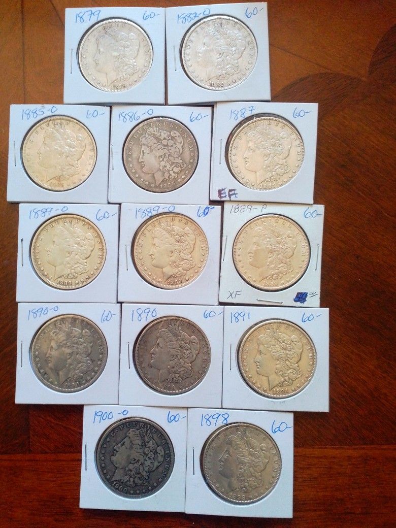 Morgan Silver Dollars For $45 Each
