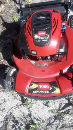 Toro lawnmower w22 and front wheel drive 7,25 motor