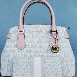 Michael Kors Large Satchel And Large Wallet 