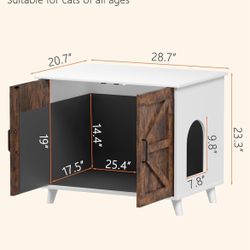 Cat Litter Box Cabinet