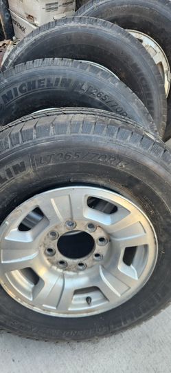 Rims and tires for chevy silverado 8bolts