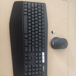 Logitech witless keyboard & mouse