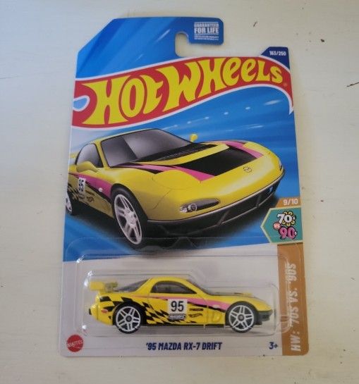 95 MAZDA RX-7 DRIFT HOT WHEELS 