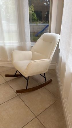 White Rocking Chair