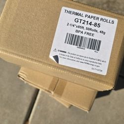 2 1/4 X 85 Feet Thermal Receipt Paper 50 Rolls 