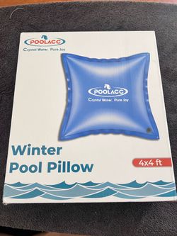 Winter Pool Pillow 4x4 ft