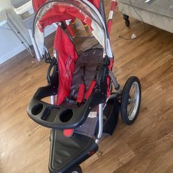 Red And Black Stroller
