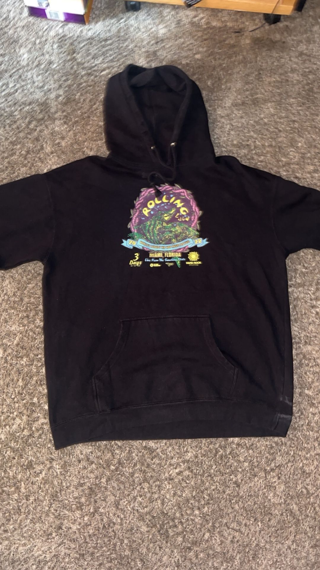 GATOR COUNTRY HOODIE BLACK MIAMI 22'