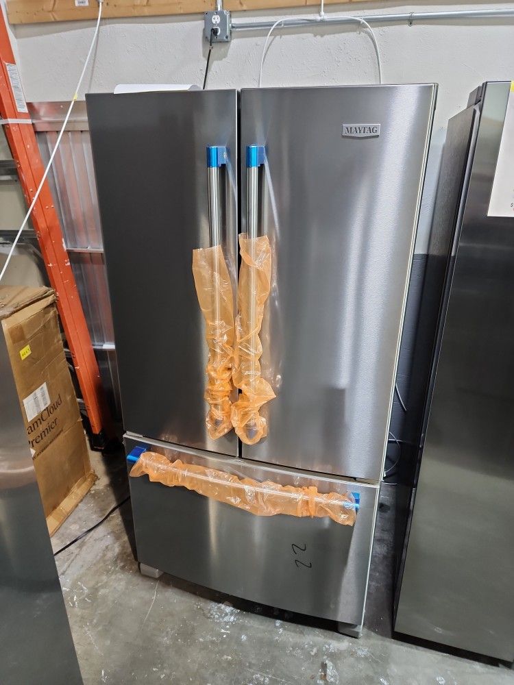 Maytag 25.2-cu.ft 3-Door French Door Refrigerator with ICE Maker (WITH WARRANTY)