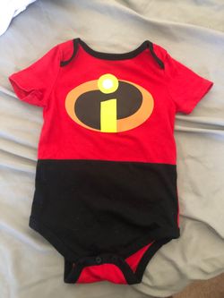 Incredibles 2 onesie baby shirt baby onesie 12 months you could even wear it for Halloween costume