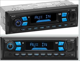 Sound Storm Laboratories ML43B Multimedia Car Stereo - Single Din, MP3 Player, No CD/DVD, Bluetooth Audio and Hands-Free Calling, USB, SD, AUX in, AM/
