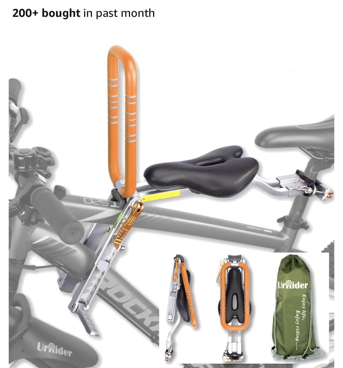 Child Bike Seat – Fits Adult Bicycles –