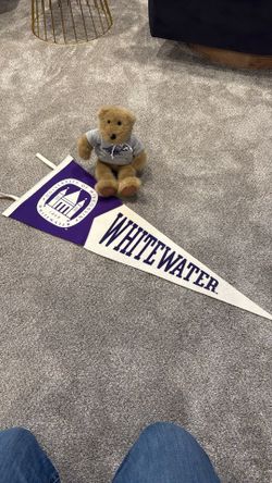 UW-Whitewater Pennant And Bear (UW-W)