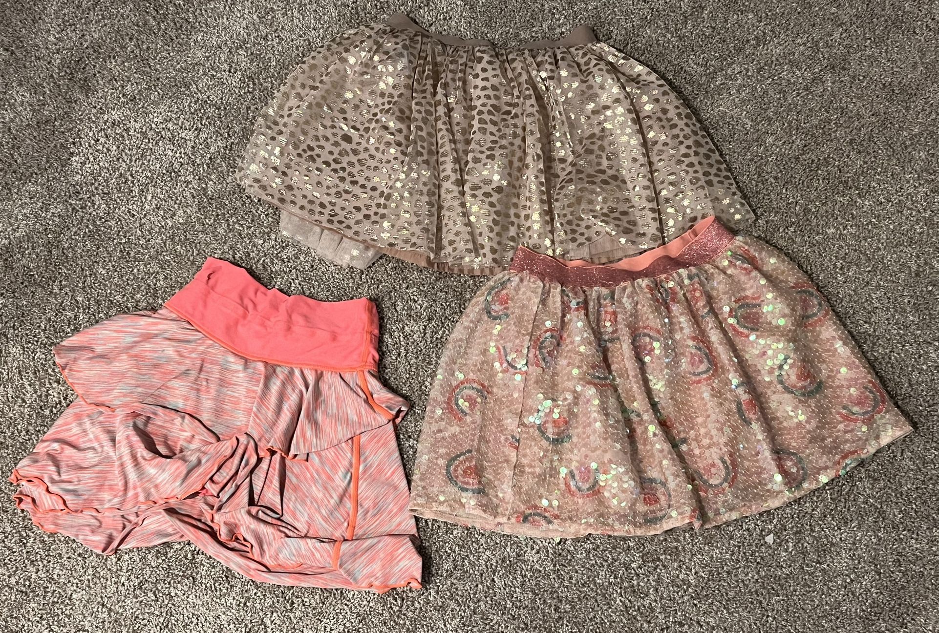 Kids Size 6/7 Skirts And Shorts Lot