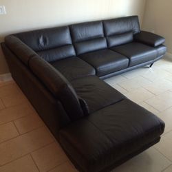 Natuzzi Leather Couch