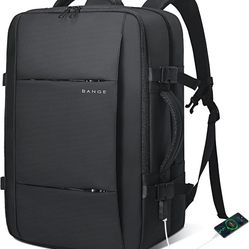 BANGE Travel Backpacks,Flight Approved Carry On Backpacks, 17-inch Laptop Backpack for International Travel Bag,Weekender Luggage Backpack for Men