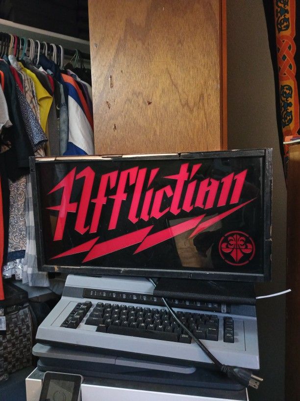 Custom Affliction Light Box Sign